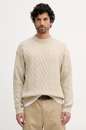 BOSS Orange sweter wełniany Kableto