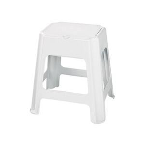 Taboret biały