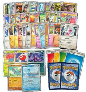 Zestaw 50 Sztuk Kart Na Prezent + Gratis Japońska Karta Pokemon Dziecko Urodziny