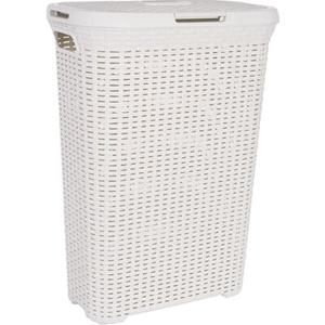Kosz na bieliznę Style Kremowy 40L