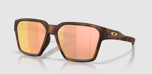 OAKLEY okulary przeciwsłoneczne z pokrowcem BRIZA Mt Tort Dark Amber/Przm Rose Gold (one size)