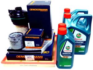 4 FILTRY 10L OLEJU CASTROL 0W30 TRANSIT/TOURNEO V363 2.0 ECOBLUE