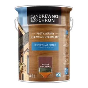 DrewnoChron Extra 4,5L Wiśnia Japońska 7 LAT Impregnat do drewna