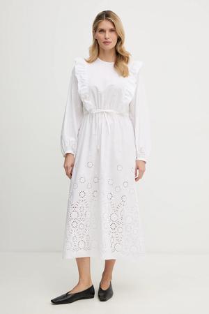 A.P.C. sukienka bawełniana Robe Ginger
