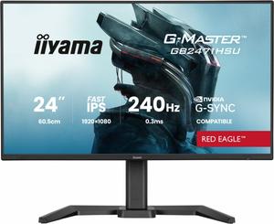 IIYAMA Monitor 23.8 cala GB2471HSU-B1 IPS,FHD,240Hz,2xHDMI,DP,1xUSB 3.2, 1xUSB C, Adaptive G-SYNC - 1920 x 1080 @48-240Hz DisplayPort Only,