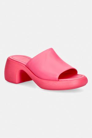 Camper klapki na słupku damskie skórzane Thelma Sandal