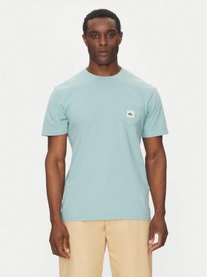 Quiksilver T-Shirt EQYZT08062 Błękitny Regular Fit