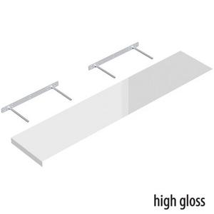 Półka BI high gloss FSG1180/235 1180x235 biały