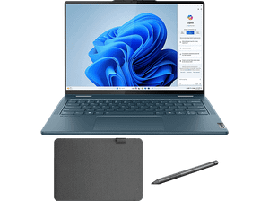 PRODUKT PO EKSPOZYCJI - Laptop 2w1 LENOVO Yoga 7 14IML9 2.8K Dotykowy Ultra 5 125H/16GB/1TB SSD/INT/Win11H GW36M Zielony (Tidal Teal) + Rysik Etui