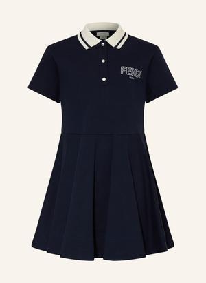 Fendi Sukienka Polo Z Pikowanym Wzorem blau