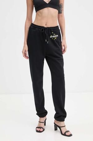 Moschino Jeans spodnie dresowe bawełniane