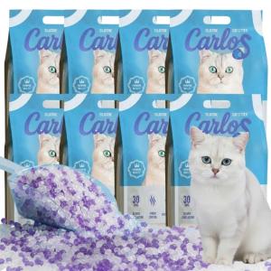 ŻWIREK DLA KOTA SILIKONOWY CARLOS BEZZAPACHOWY NIEZBRYLAJĄCY WYDAJNY 8X3,8L