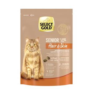 SELECT GOLD Hair+Skin Senior Drób z łososiem 300 g
