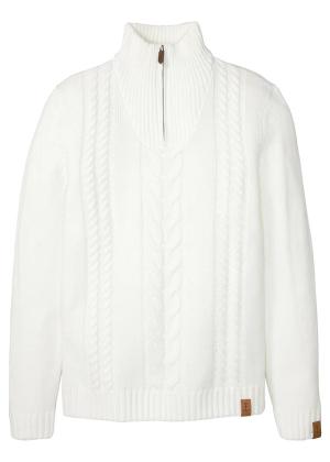 Sweter ze wzorem w warkocze