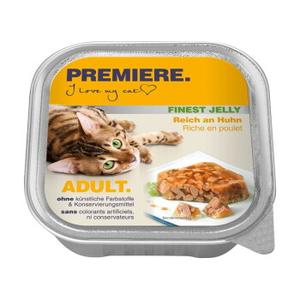PREMIERE Adult Łosoś w galarecie 16 x 100 g Produkt bogaty w kurczaka 64x100 g