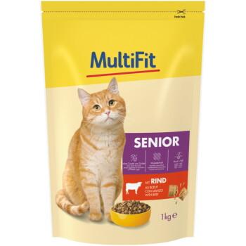 MultiFit sucha karma dla kota, senior, wołowina 1 kg