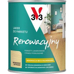 Lakier do parkietu renowacyjny połysk 0,75 l bezbarwny