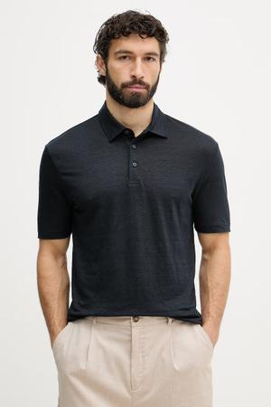 BOSS polo męskie lniane X DAVID BECKHAM