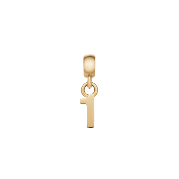 Daniel Wellington DW Charm Number 1 Gold