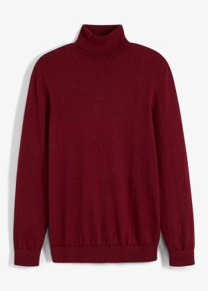 Sweter z golfem z kaszmirem