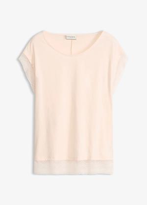 Bawełniany T-shirt o kroju pudełkowym, z czystej bawełny organicznej