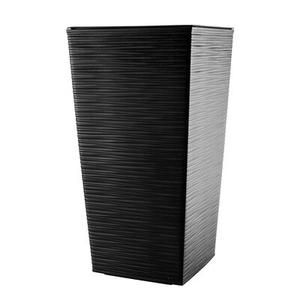 Doniczka FINEZJA 19 cm DŁUTO czarny
