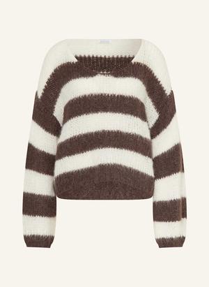 Mrs & Hugs Sweter Z Dodatkiem Alpaki weiss