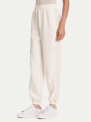 Guess Spodnie dresowe V5YB02 KB3P2 Écru Regular Fit
