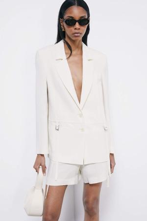 Blazer tailoring z wiązaniami