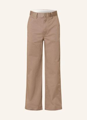 Calvin Klein Jeans Chinosy Baggy Relaxed Fit braun