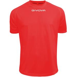 GIVOVA koszulka sportowa męska t-shirt treningowy MAC01 czerwona (XL)