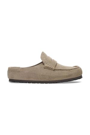 Birkenstock klapki zamszowe Naples Wrapped LEVE
