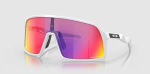 OAKLEY okulary przeciwsłoneczne sportowe SUTRO S biało-różowe (one size)
