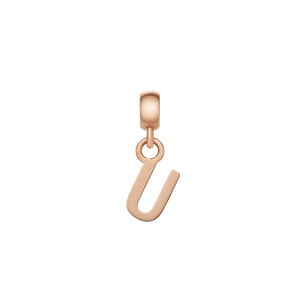Daniel Wellington DW Charm Letter U Rose Gold