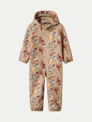 NAME IT Kombinezon softshell Alfa 13232337 Beżowy Regular Fit