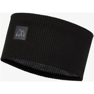 OPASKA BUFF CROSSKNIT HEADBAND SOLID BLACK (10)