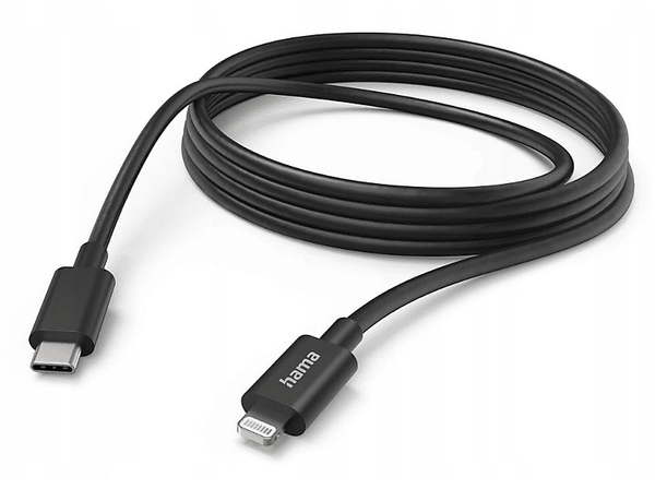 Kabel USB-C - Lightning HAMA 3m Czarny