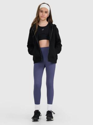 4F legginsy dla dziewczynek 4FJWAW25TTIGF244 niebieskie (140/146)