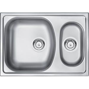 Zlewozmywak XYLO SATYNA 1,5K B/O 620 x 440 x 150 mm 3,5" + osprzęt