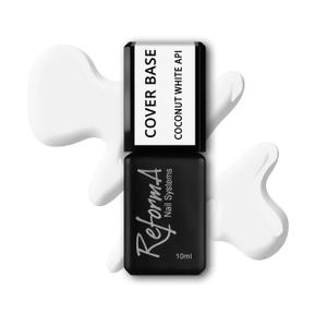 Kauczukowa, mleczna, kokosowa, kauczukowa baza hybrydowa - Coconut White API, 10 ml