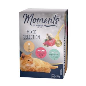 MOMENTS mokra karma dla kota Adult, Mixed Selection 6x70 g