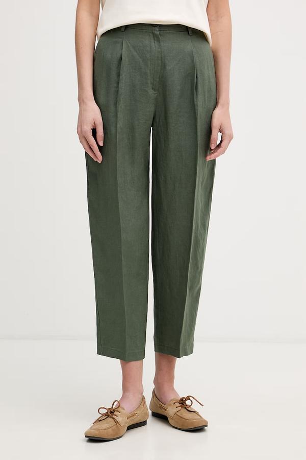 United Colors of Benetton spodnie damskie lniane
