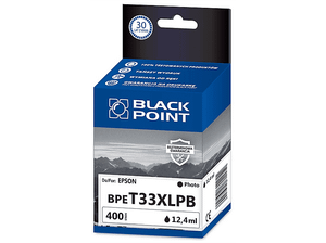 Wkład atramentowy BLACK POINT BPET33XLPB Zamiennik Epson 33XL (C13T33614012)