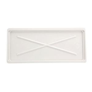 Tacka do suszarki biała szeroka utwardzana 50 x 22,5 cm