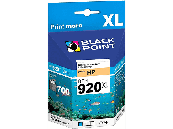 Tusz BLACK POINT BPH920CXL Cyan Zamiennik HP CD972AE