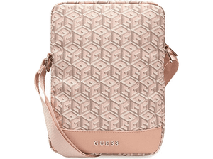 Torba GUESS GCube Stripe na tablet do 10 cali Różowy GUTB10HGCFSEP