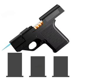 zapalniczka żarowa pistolet papierosnica 3 magazynki na rozne papierosy