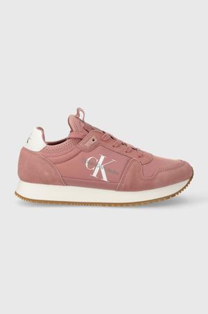Calvin Klein Jeans sneakersy YW0YW00840 RUNNER SOCK LACEUP NY-LTH W