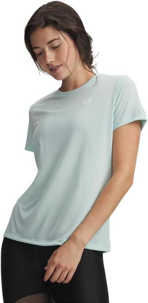 UNDER ARMOUR damska koszulka treningowa Tech SSC - Solid jasny zielony (L)