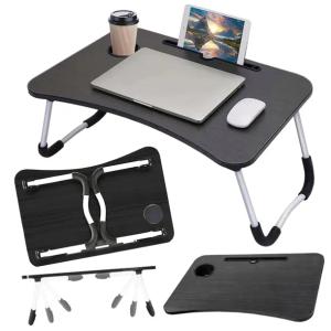 CoolStaff Składany Stolik Pod Laptop Książkę Podstawka Do Łóżka Śniadaniowy